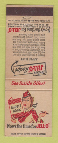 Matchbook Cover - Jello Desert Recipe girlie