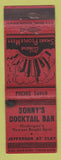 Matchbook Cover - Sonny's Cocktail Bar Muskegon MI WORN