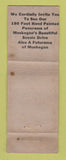 Matchbook Cover - Sonny's Cocktail Bar Muskegon MI WORN