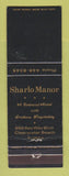 Matchbook Cover - Sharlo Manor Motel Clearwater Beach FL WEAR