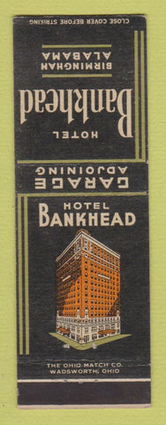 Matchbook Cover - Hotel Bankhead Birmingham AL