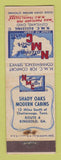 Matchbook Cover - Shady Oaks Modern Cabins Ringgold GA WEAR