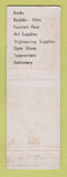 Matchbook Cover - Oregon State University Corvallis OR Beavers