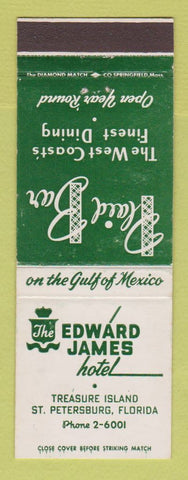 Matchbook Cover - Edward James Hotel St Petersburg FL