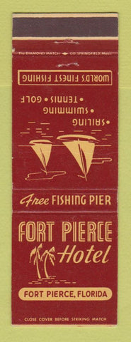 Matchbook Cover - Fort Pierce Hotel FL