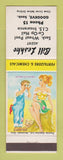 Matchbook Cover - Bill Leshko Wheat Pool Hail Insurance Goodeve SK hillbilly