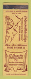 Matchbook Cover - El Rancho Motor Lodge Riverton WY WEAR