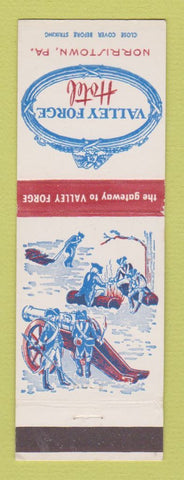 Matchbook Cover - Valley Forge Hotel Norristown PA