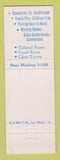 Matchbook Cover - Valley Forge Hotel Norristown PA