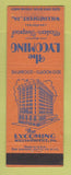 Matchbook Cover - Lycoming Hotel Williamsport PA