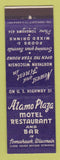 Matchbook Cover - Alamo Plaza Motel Restaurant Tomahawk WI