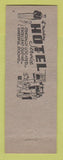 Matchbook Cover - Baker Hotel Deming NM low phone # owl
