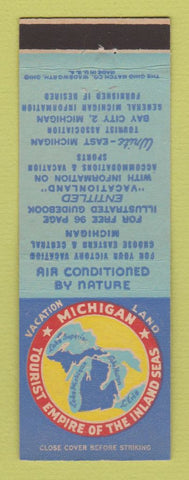 Matchbook Cover - Michigan Tourism Bay City MI