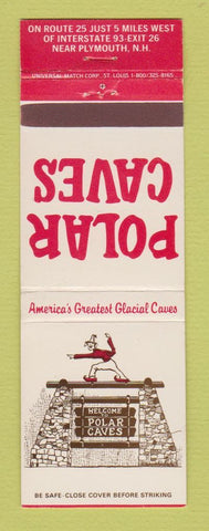 Matchbook Cover - Polar Caves Plymouth NH