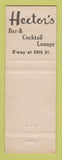Matchbook Cover - Hector's Self Service Restaurants New York City