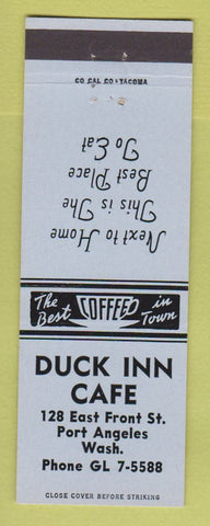 Matchbook Cover - Duck Inn Cafe Port Angeles WA