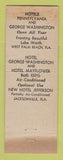 Matchbook Cover - Kloeppel Hotels Jacksonville West Palm Beach FL