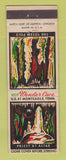 Matchbook Cover - Wonder Cave Monteagle TN Totem Pole Priest At Altar