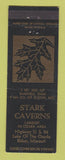 Matchbook Cover - Stark Caverns Eldon MO