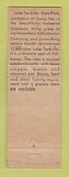 Matchbook Cover - Tenkiller State Park Gore OK