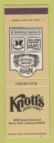 Matchbook Cover - Knott's Berry Farm Buena Park CA