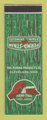 Matchbook Cover - Perma Stain Cedar Shingles Cleveland OH