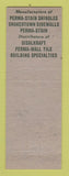 Matchbook Cover - Perma Stain Cedar Shingles Cleveland OH
