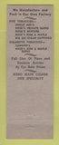 Matchbook Cover - Cleveland Tobacco Company OH