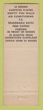 Matchbook Cover - Euclid Motel Cleveland OH