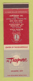 Matchbook Cover - Traymore Hotel Atlantic City NJ