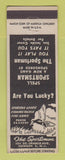 Matchbook Cover - The Sportsman Newark NJ sporting goods