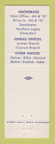 Matchbook Cover - First National Bank Anchorage AK