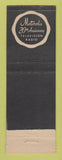 Matchbook Cover - Motorola TV Parkview Radio Cleveland OH