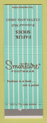 Matchbook Cover - Smartaire Shoes Faflik Cleveland OH