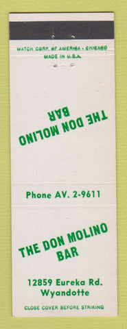 Matchbook Cover - Don Molino Bar Wyandotte MI
