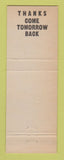 Matchbook Cover - Don Molino Bar Wyandotte MI