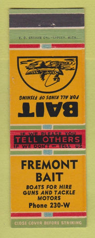 Matchbook Cover - Fremont Bait boat motors