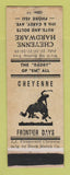 Matchbook Cover - Cheyenne Hardware WY Frontier Days WEAR