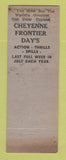 Matchbook Cover - Cheyenne Hardware WY Frontier Days WEAR