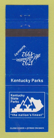 Matchbook Cover - Kentucky State Parks 1992