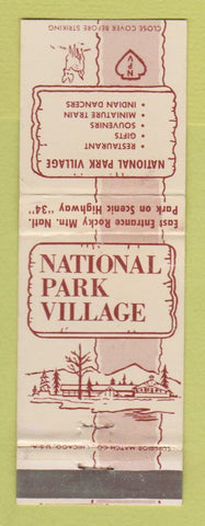 Matchbook Cover - National Park Village Estes Park Colorado WEAR