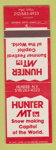 Matchbook Cover - Hunter Mountain Skiing NY