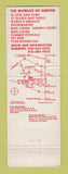 Matchbook Cover - Hunter Mountain Skiing NY
