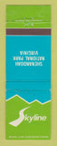 Matchbook Cover - Skyline Shenandoah National Park VA