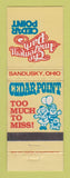 Matchbook Cover - Cedar Point Amusement Park Sandusky OH