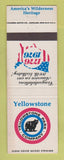 Matchbook Cover - Yellowstone National Park Company 1976