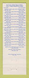 Matchbook Cover - Kentucky State Parks KY