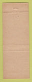 Matchbook Cover - Yellow Check Cab Taxi Odessa TX