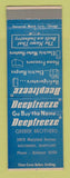Matchbook Cover - Deepfreeze Appliances Gerber Bros Baltimore MD WEAR