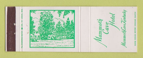 Matchbook Cover - Mammoth Cave Hotel Mammoth Cave KY